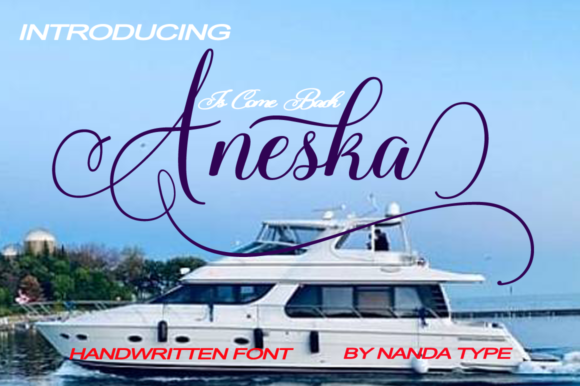 Aneska Font: A Vintage Script for Digital Branding
