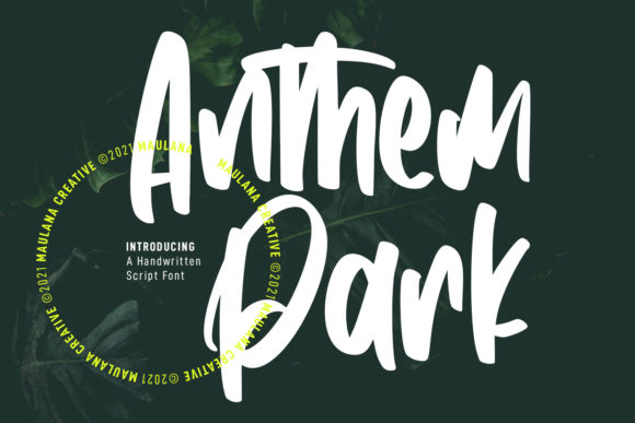 Anthem Park Font: A Quirky Handwritten Typeface for Modern Web Design