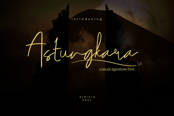 Astungkara Font: The Signature Script That Elevates Campaign Visuals