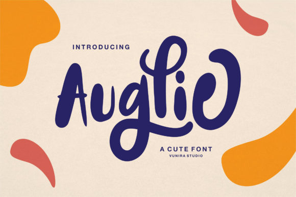 Auglie: A Joyful Handwritten Font for Editorial Design