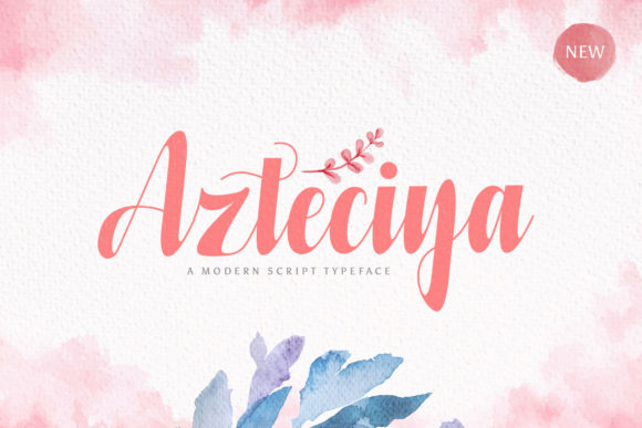 Azteciya: A Bold Script Font for Creative Projects