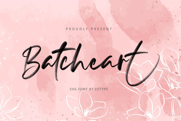 Batcheart Font Review: A Chic Handwritten Typeface for Creative Projects