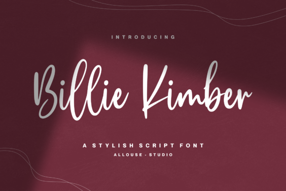Billie Kimber: A Stylish Script Font for Crafters and Makers