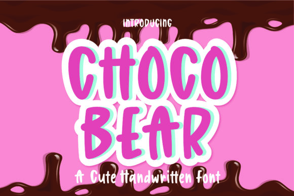 Choco Bear Font: A Handwritten Typeface for Editorial Elegance