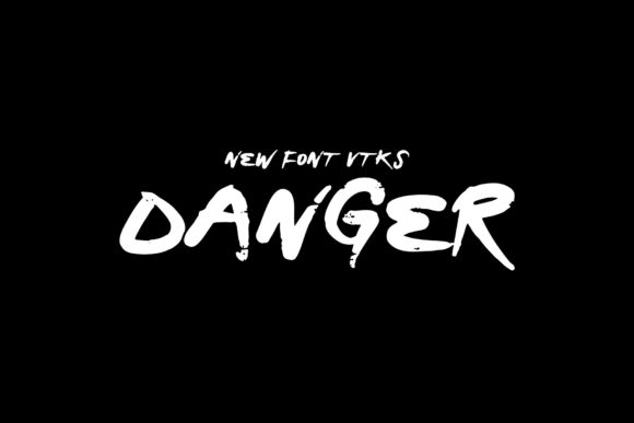 Danger Font: A Bold Handwritten Typeface for Creative Branding