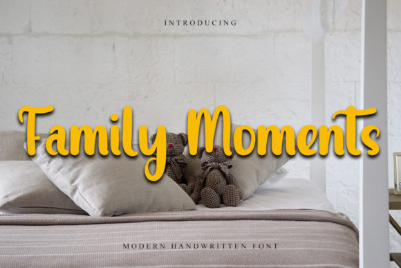 Family Moments Font: A Modern Handwritten Typeface for Web Design