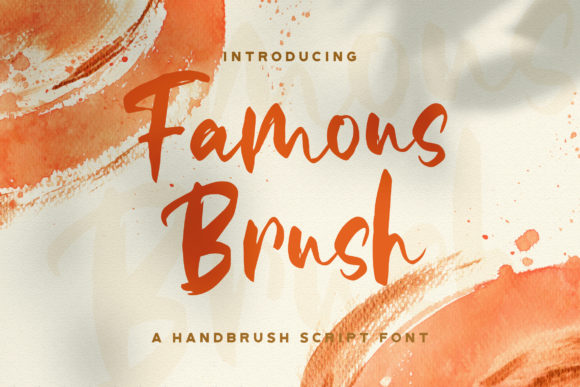 Famous Brush Font: A Chic Script for Business Branding
