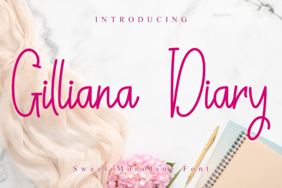 Gilliana Diary: A Handwritten Typeface That Elevates Brand Design