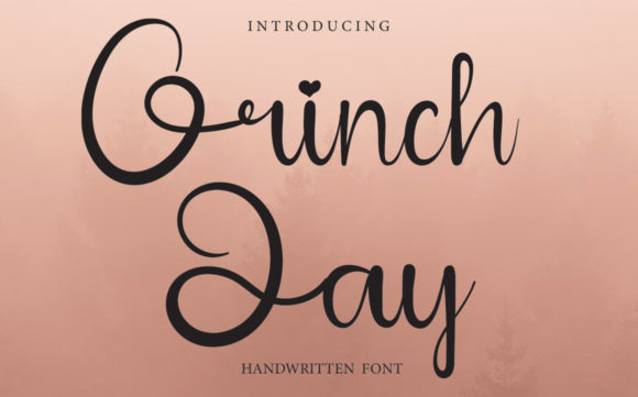 Grinch Day Font: A Modern Handwritten Typeface for Creative Makers