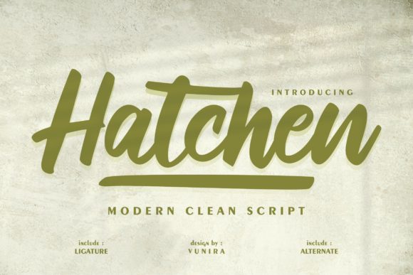 Hatchen Font: A Handwritten Typeface That Elevates Brand Identity