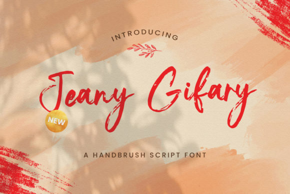 Jeany Gifary: A Handwritten Font That Adds Personality to Crafts