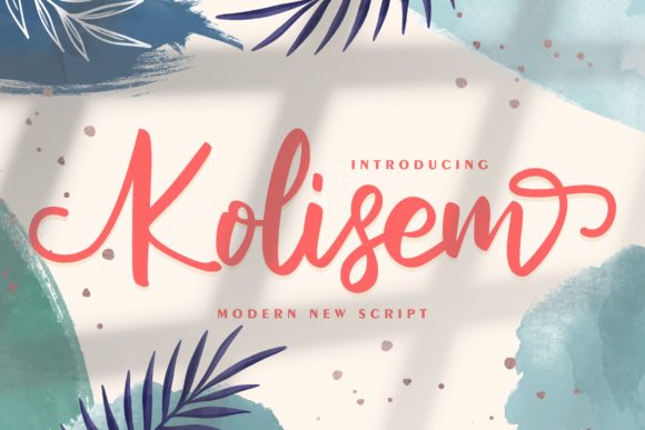 Kolisem Font – A Handwritten Typeface for Modern Web Design