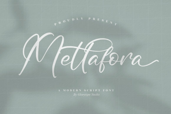 Mettafora: A Modern Script Typeface for Digital Design