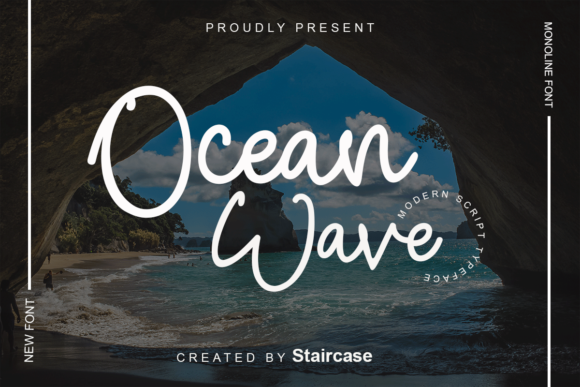 Ocean Wave Font: A Beautiful Script for Creative Makers