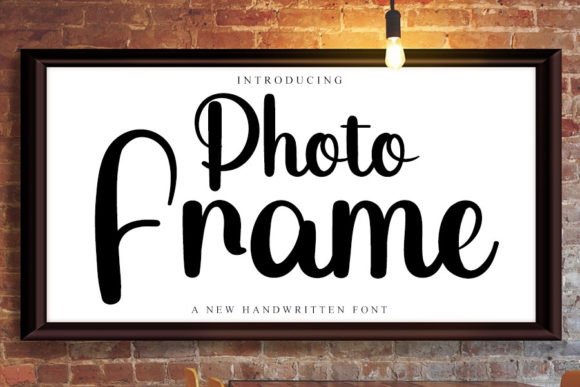 Photo Frame Font: A Playful Typeface for Editorial Design