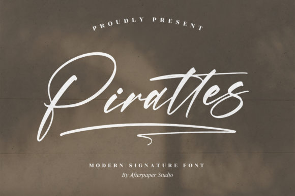 Pirattes: A Script Font for Editorial Elegance