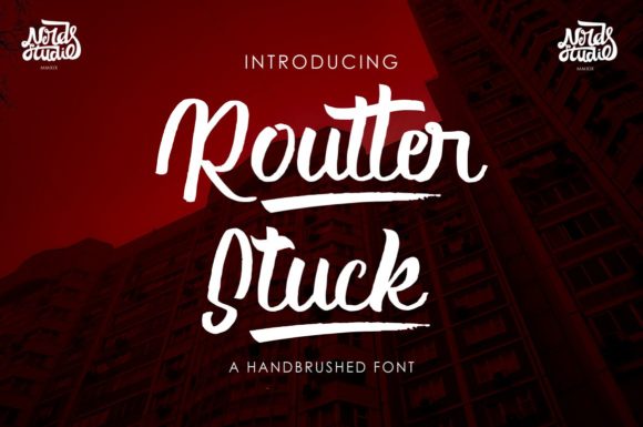 Routter Stuck: A Handwritten Typeface That Elevates Web Design