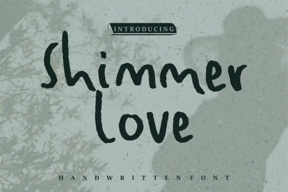 Shimmer Love: A Handwritten Typeface for Editorial Elegance