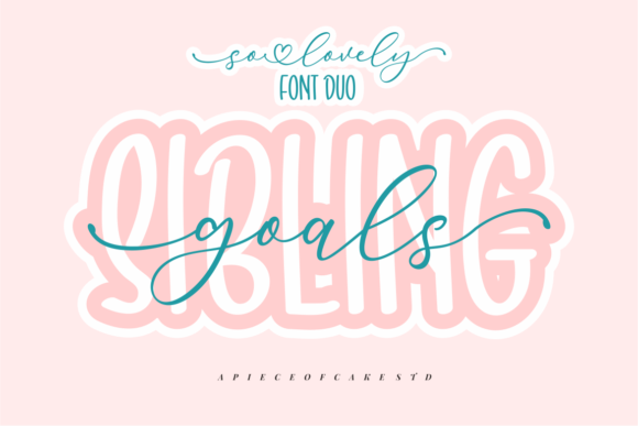Sibling Goals Typeface: A Polished Choice for Branding