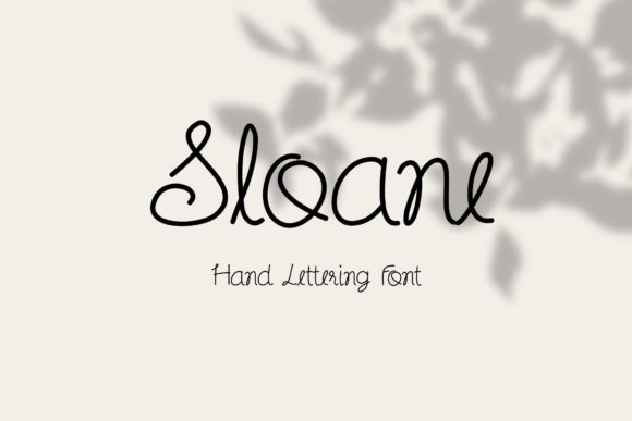 Sloane: A Script Font with Subtle Sophistication
