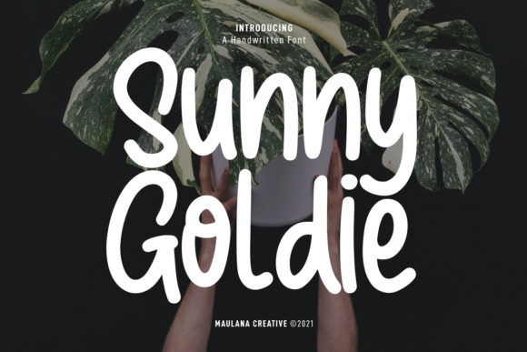 Sunny Goldie: A Handwritten Font That Feels Like a Warm Greeting