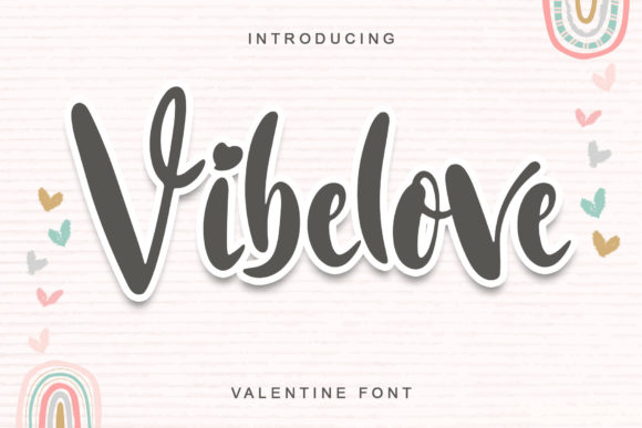 Vibelove Script Font for Editorial Design